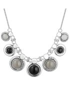 Collier Sevea argenté/noir