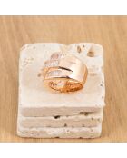 Cascali gold/weißer Ring