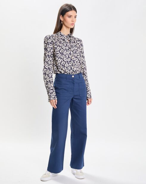 Chemise Luisaimp écru/noir