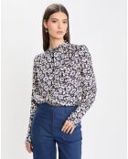 Chemise Luisaimp écru/noir
