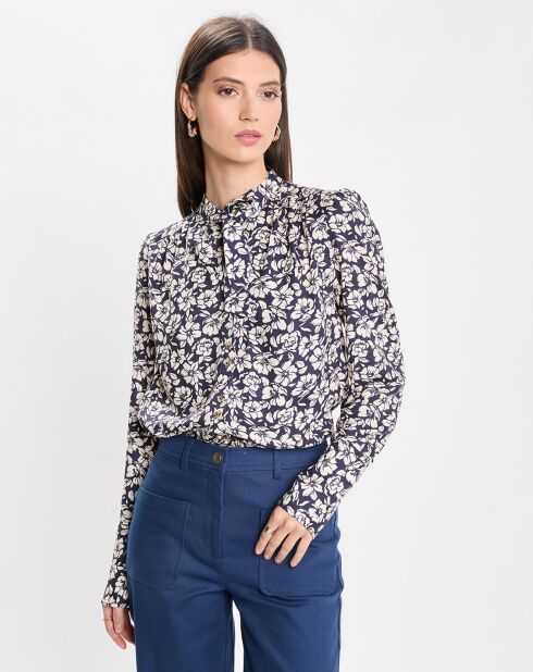 Chemise Luisaimp écru/noir