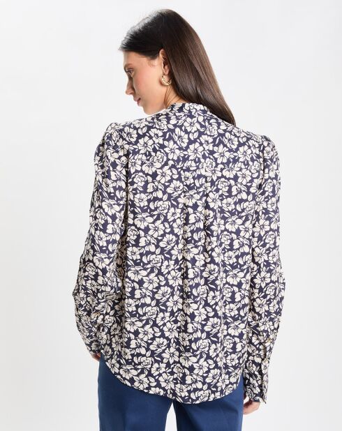 Chemise Luisaimp écru/noir