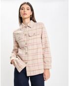 Chemise Lotega Flanel beige/rose