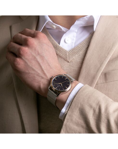 Montre Mixte en Acier Zurich argentée