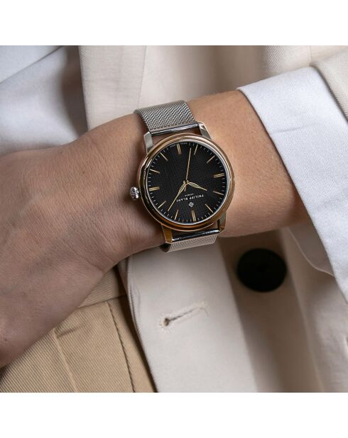 Montre Mixte en Acier Zurich argentée