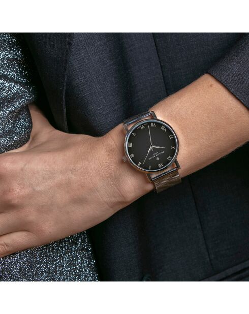 Montre Mixte en Acier Bern argentée