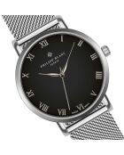 Montre Mixte en Acier Bern argentée