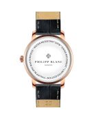 Montre Mixte en Cuir Geneva noire