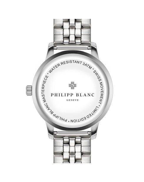 Rosegoud/zilver gemengd horloge van Lugano Steel