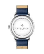 Montre Mixte en Cuir Lugano bleu foncé