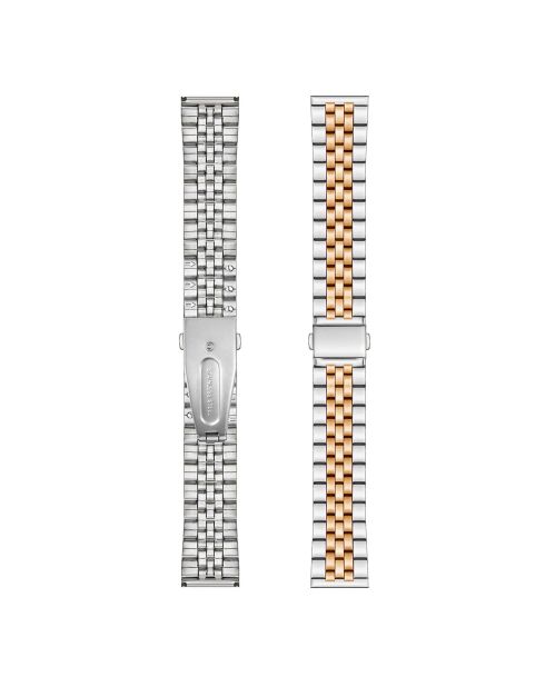 Montreux horloge van roségoud/zilver gemengd staal