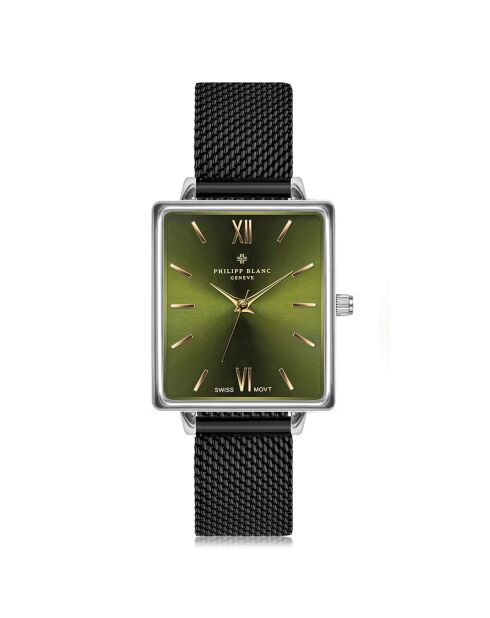 Montre Femme en Acier Morges noire
