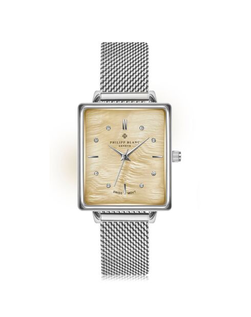 Montre Femme en Acier Sierre argentée