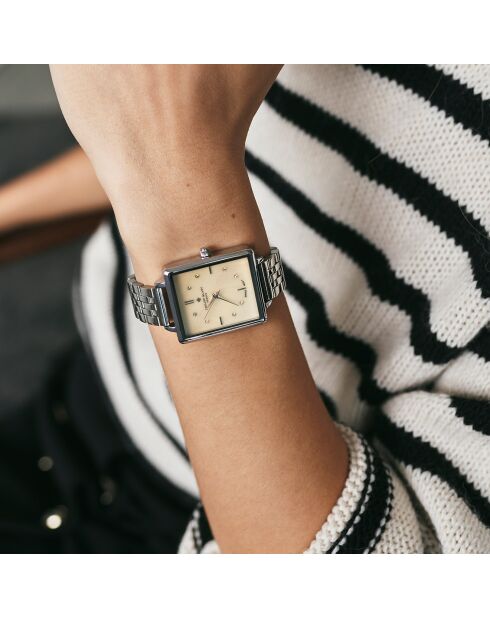 Montre Femme en Acier Sierre argentée