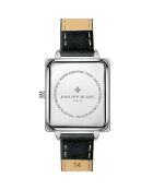 Montre Femme en Cuir Sierre noire