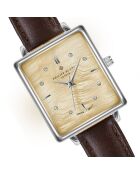 Montre Femme en Cuir Sierre marron