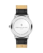 Montre Mixte en Cuir Prilly noire