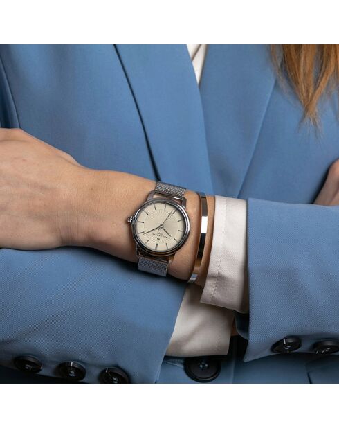 Montre & Bracelet Femme en Acier Montreux argentés