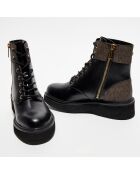 Bottines Aniya noir/marron