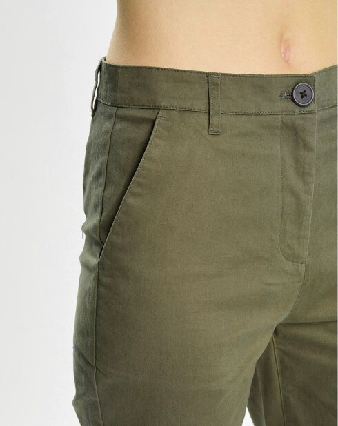 Pantaloni chino khaki Cyrip