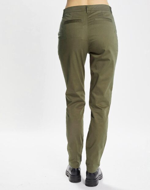 Pantaloni chino khaki Cyrip