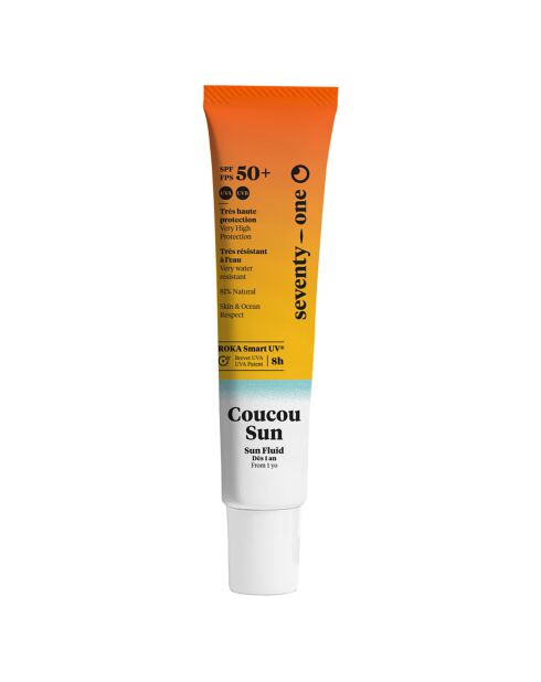 Fluide Solaire SPF50+ Coucou Sun - 40 ml