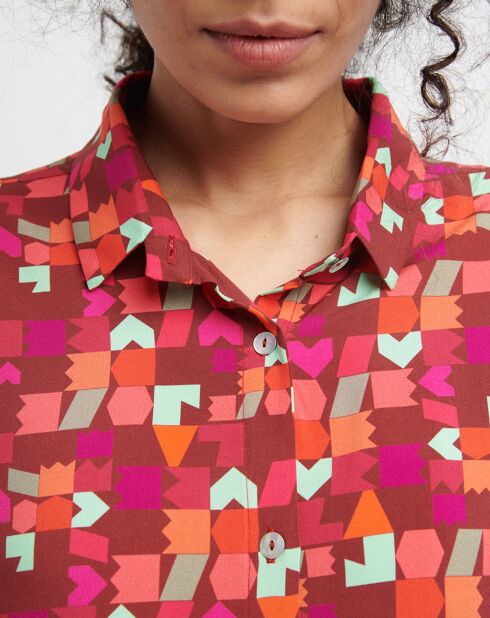 Camisa ciruela Chemi Joie
