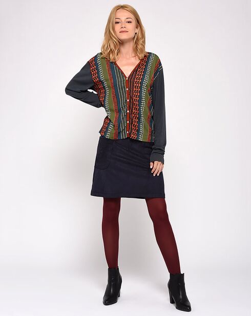 Jubil Unieke blauwe rok