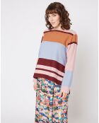 Jersey Petit Fantaisie con rayas pastel
