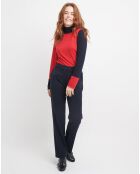 Pucha Uni T-Shirt in Marineblau/Rot