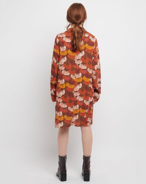 Rosse Arbres Brick jurk