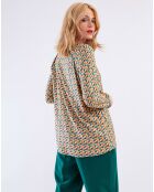 Conjunto multicolor de camiseta de algodón orgánico Tanpi