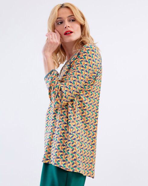 Conjunto multicolor de camiseta de algodón orgánico Tanpi