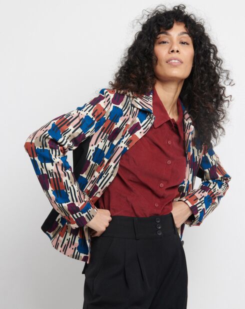 Veste Vouba Pluie prune