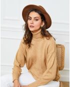 Pull en Cachemire mélangé Elona beige