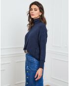 Pull en Cachemire mélangé Elona marine