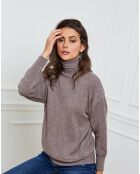 Pull en Cachemire mélangé Elona taupe