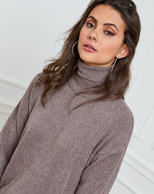 Pull en Cachemire mélangé Elona taupe