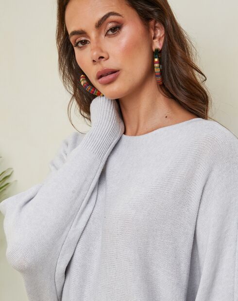 Hajos hellgrauer Pullover