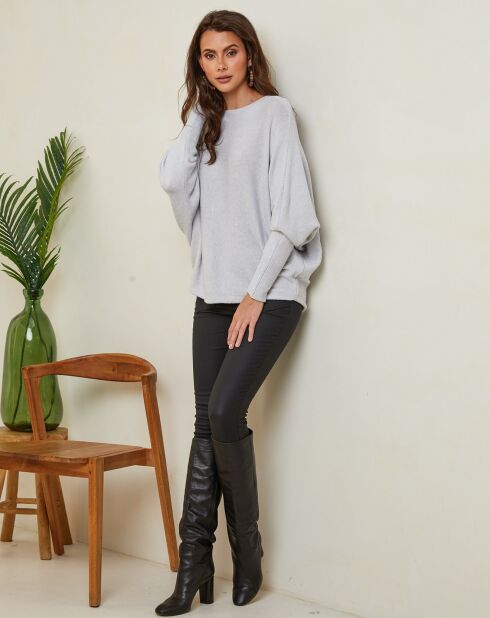 Hajos hellgrauer Pullover