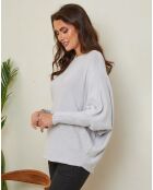 Hajos hellgrauer Pullover