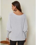 Hajos hellgrauer Pullover