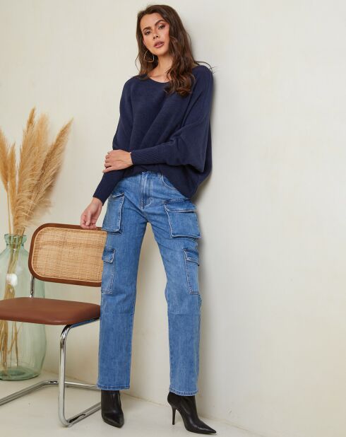 Hajos marineblauer Pullover