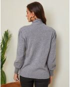Grauer Igal-Pullover
