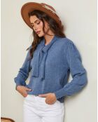 Indigofarbener Pullover Igal