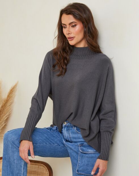 Izsak mouse grauer Pullover