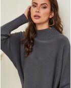 Izsak mouse grauer Pullover