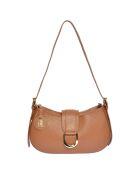 Sac porté épaule en Cuir cognac - 13.5x28x6.5 cm