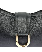 Sac porté épaule en Cuir noir - 13.5x28x6.5 cm