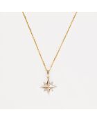 Stellina Diamonds Anhänger aus zweifarbigem Gold, 0,072 Karat